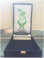 Gaia Awards Dubai Big 5 2013 Glazetech award for sustainability for shading  system Glazetech DE